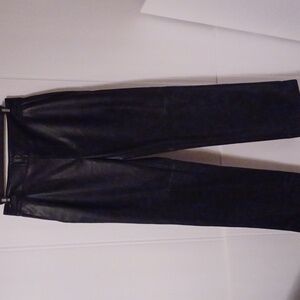 NWT Banana Republic Straight Leg Trouser Pants Black Size 4